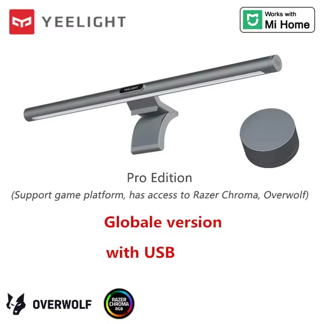 Yeelight – barre d'écran Pro pour moniteur d'ordinateur, lumière suspendue, lumière ambiante, lumino