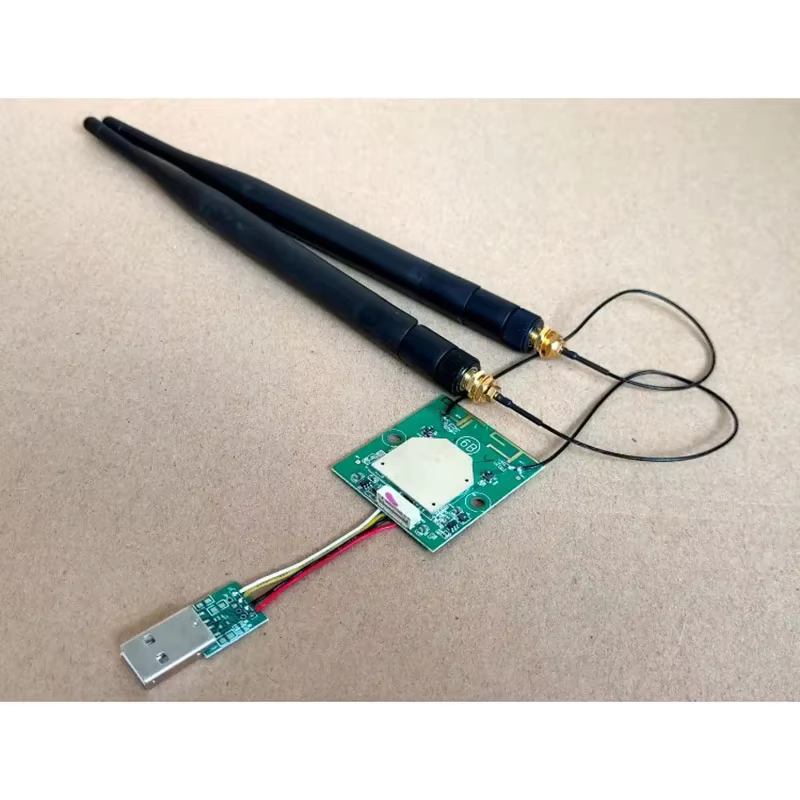 Nvarcher RTL8812AU-Carte Réseau de Lancement 5G Haute Puissance, Kali UbunaryRaspberry Pi, Transmiss