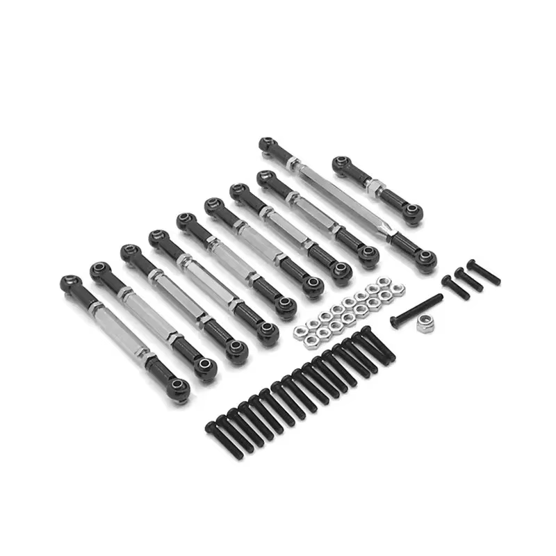 Kit combiné de liaison métallique de direction de biellette de direction pour MN D90 D91 D96 D99S MN