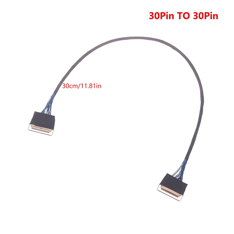 Câble coaxial pour écran d'affichage LCD EDP, 40 broches, 30 broches, 4K, 2k, 4 voies, conversion 2 