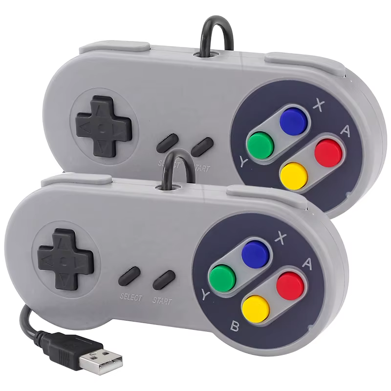 Manette de jeu USB rétro, contrôleur filaire pour PC NESPi RetroPie, contrôleur de jeu pour Raspberr