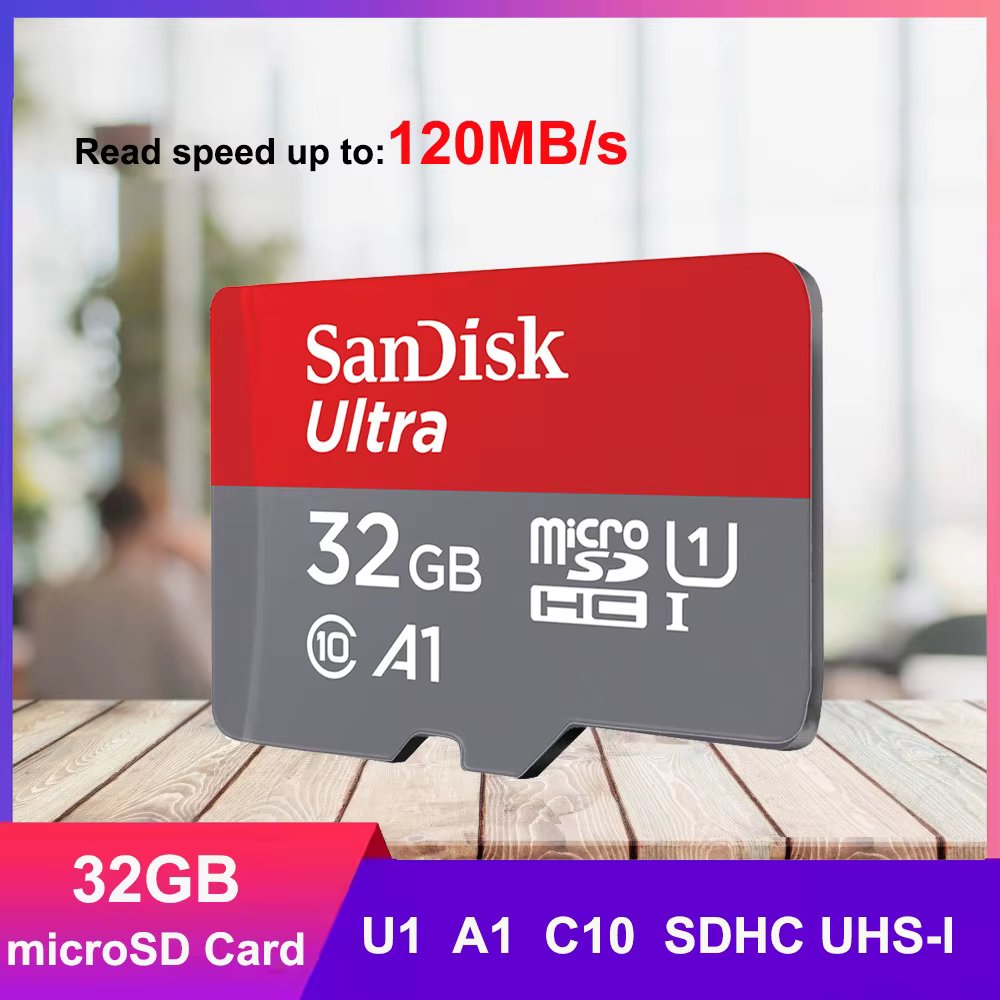 Carte microSD SanDisk Ultra 32 Go microSDHC A1 UHS-I Classe 10 64 Go 128 Go 256 Go 512 Go 1 To micro