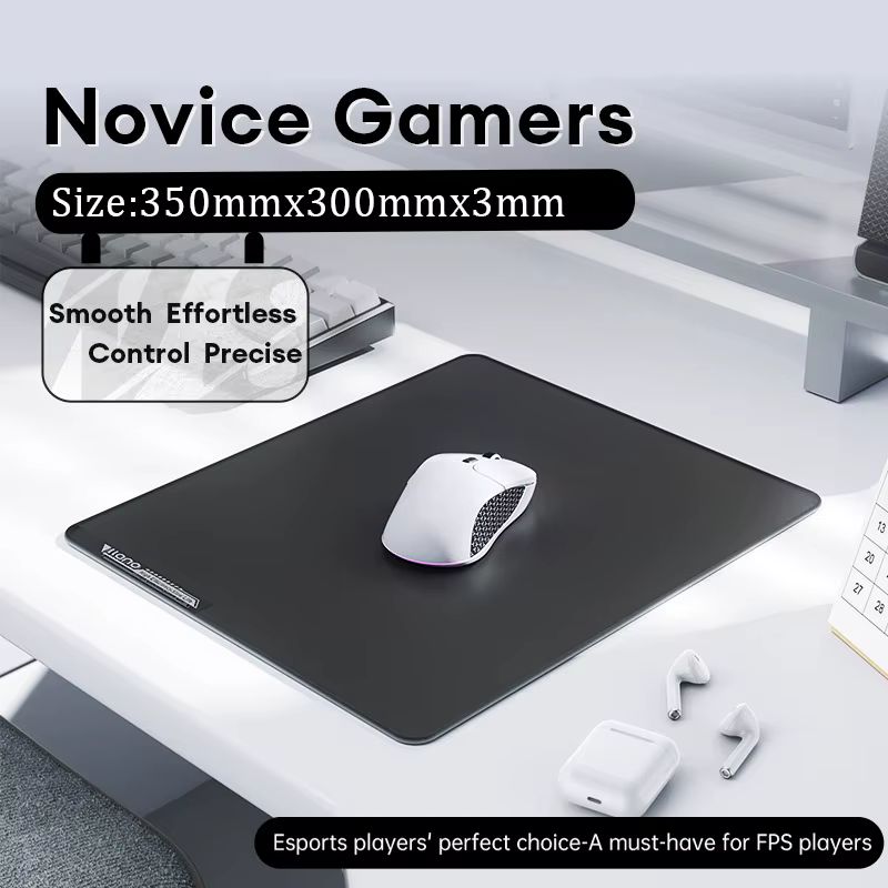 LLANO tapis de souris de jeu en verre trempé jeu FPS haute vitesse lisse CSGO tapis de Table étanche
