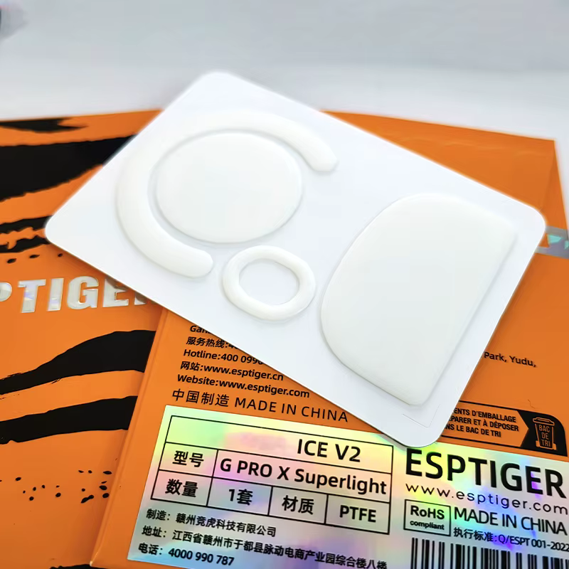 Patins de souris Esports Tiger ICE V2 pour souris G PRO X Superlight GPX / G PRO Wireless GPW GPX2 D