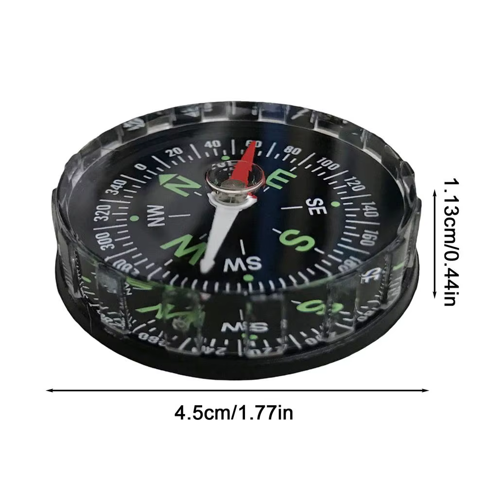 Boussole Mini boussole extérieure 45MM boussole de Navigation Camping randonnée boussole de poche po
