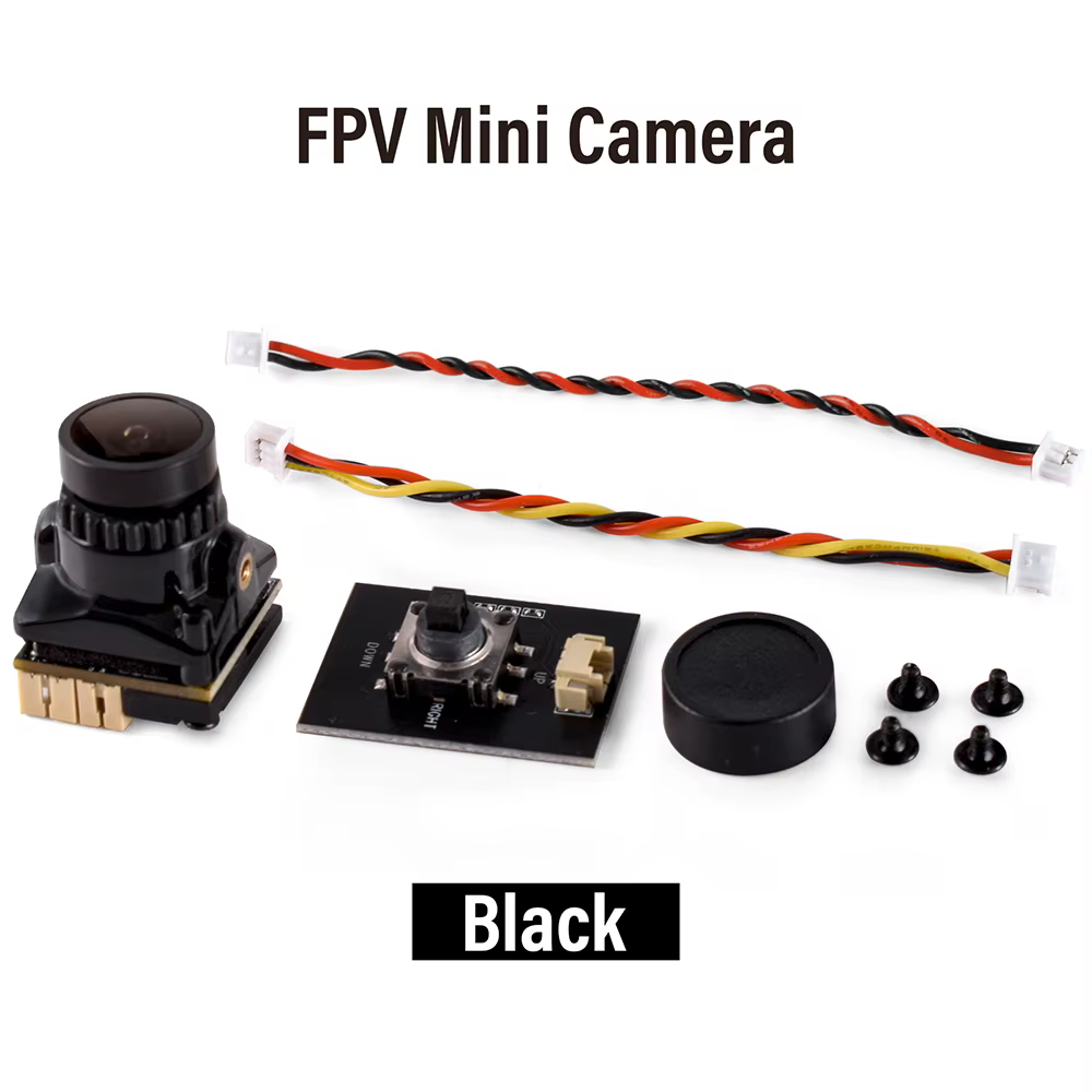 Caméra FPV 9IMOD 1800TVL 5MP 2,1 mm 1/3 coms IR bloqué ​   Sense 5V-40V NTSC/PAL avec OSD interne po