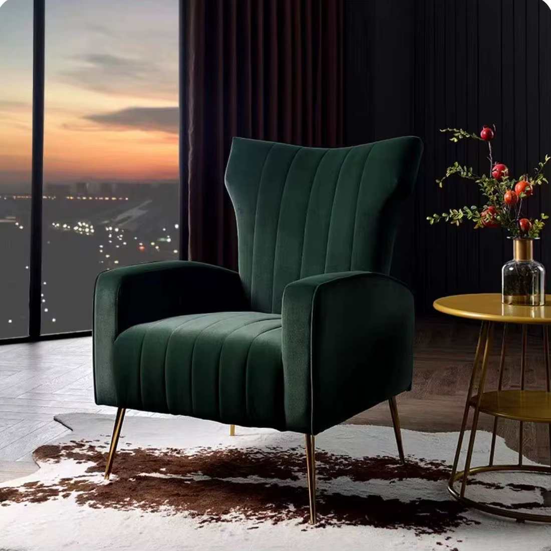 Chaise de bureau ergonomique Simple, repose-pieds simple, accoudoir, chaise longue de styliste nordi