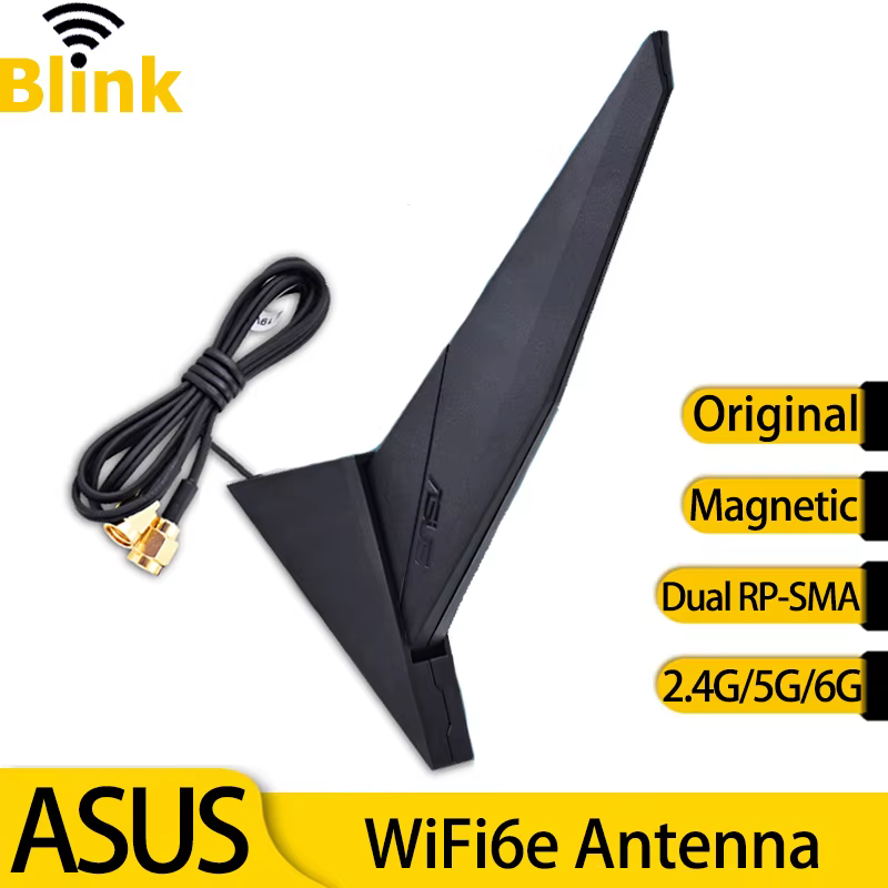 ASUS – antenne Wifi Tri-bande, amplificateur 2.4/5/6G pour carte mère ROG Z390/490 X570 B360/460, ca