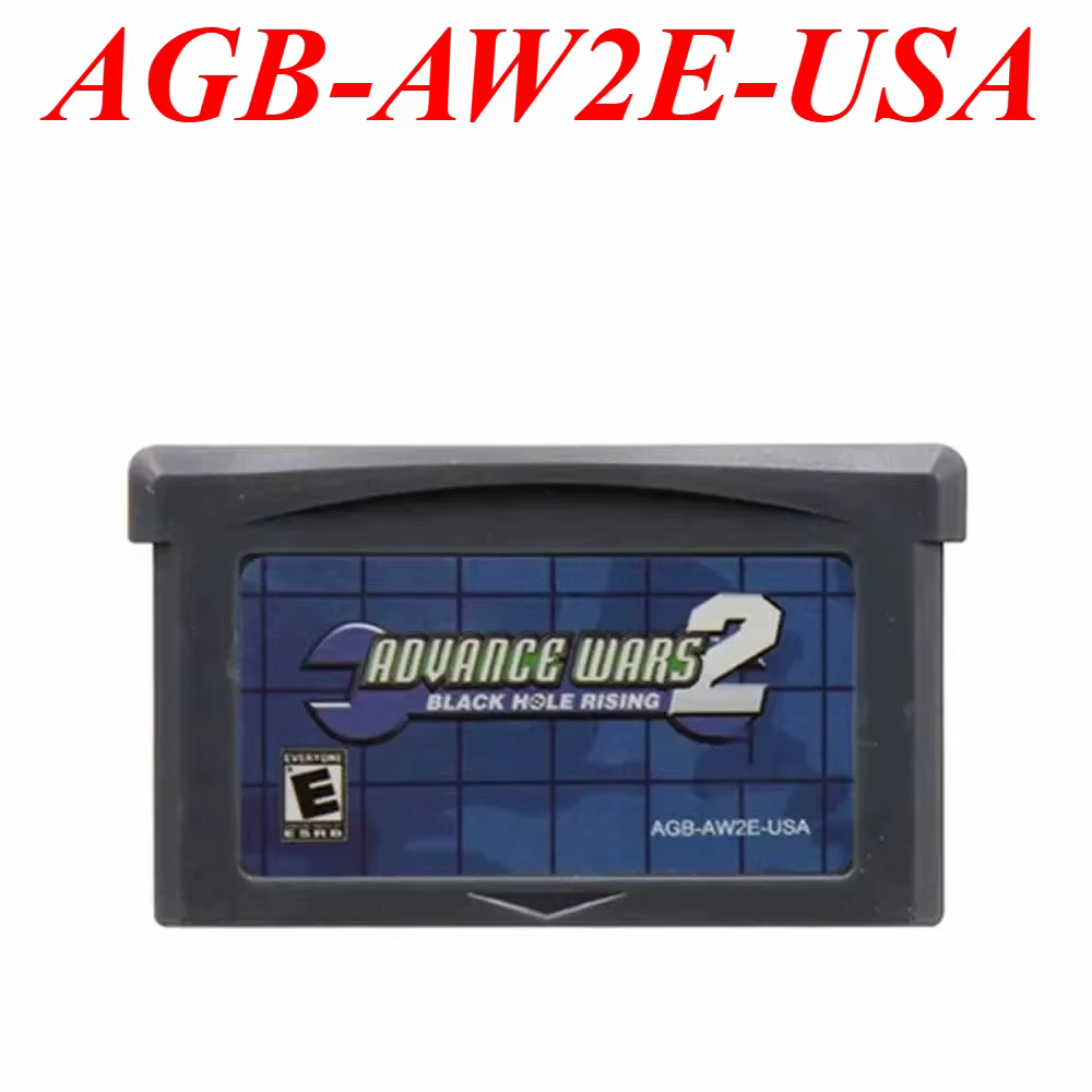 Cartouche de jeu vidéo USA/EUR Advance Wars GBA 32 bits pour console GBA, version anglaise Advance W