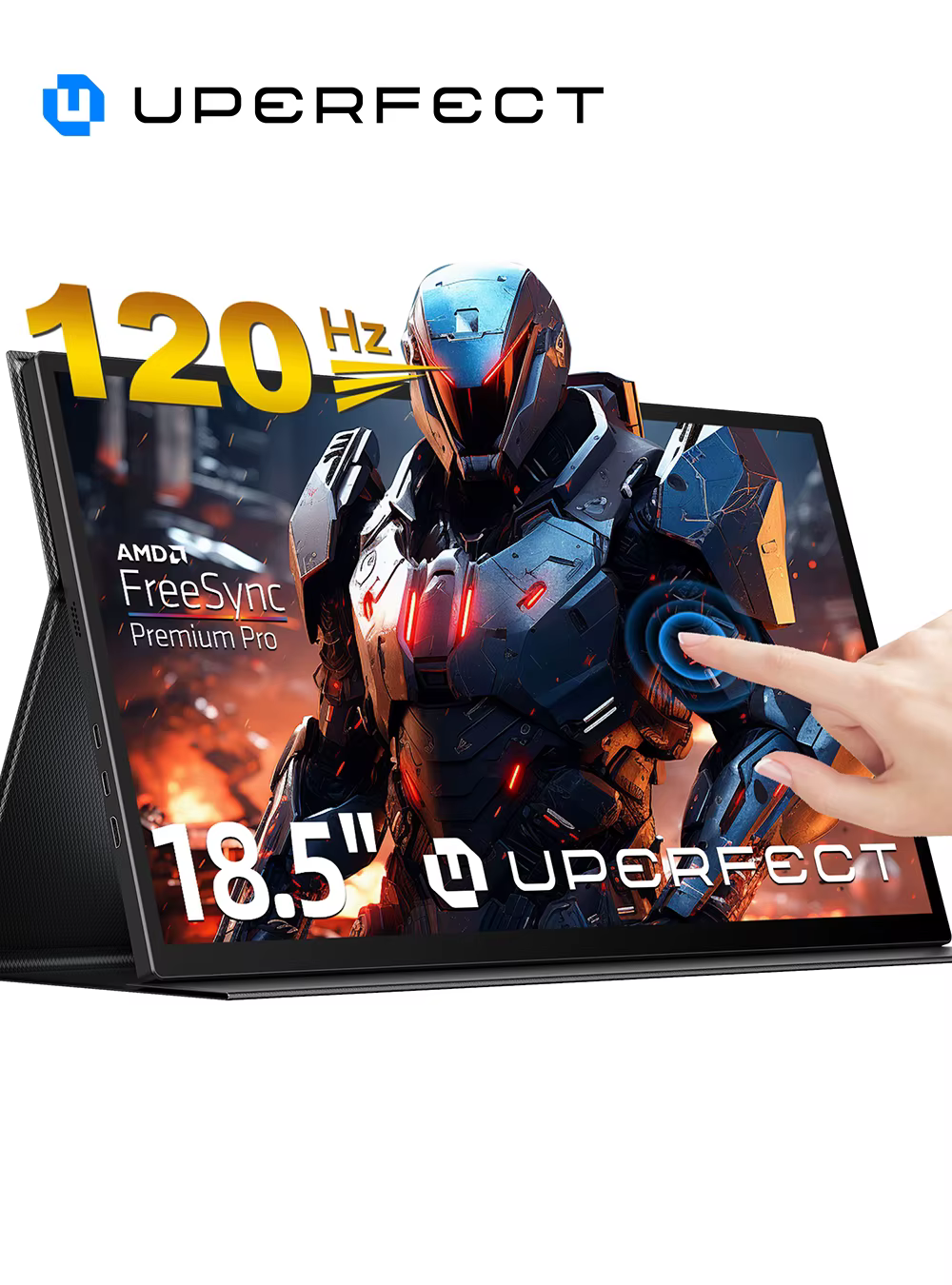 UPERFECT UGame T7 -Moniteur à écran tactile portable, écran de jeu avec HDMI, USB C pour ordinateur