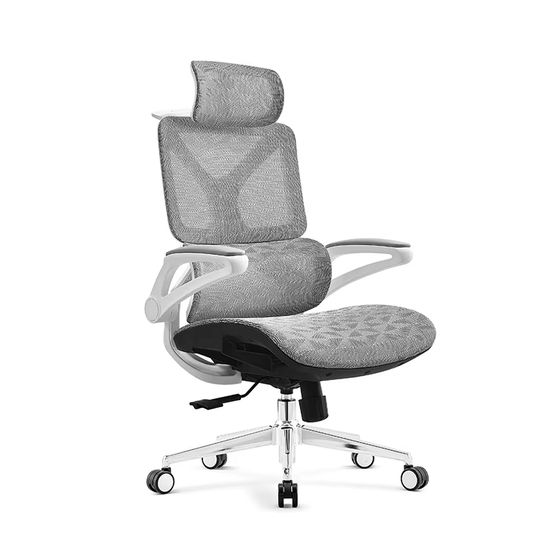 Chaise d'ordinateur confortable sédentaire, siège de bureau à domicile, dossier inclinable, chaise d