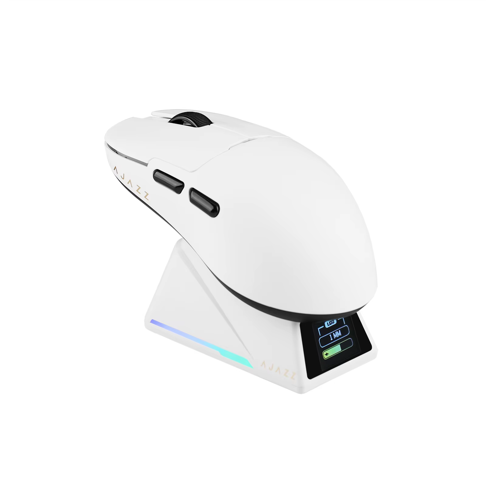 Souris de jeu filaire/BT/sans fil AJAZZ AJ159 APEX avec base de charge magnétique, 30K à 42K DPI et