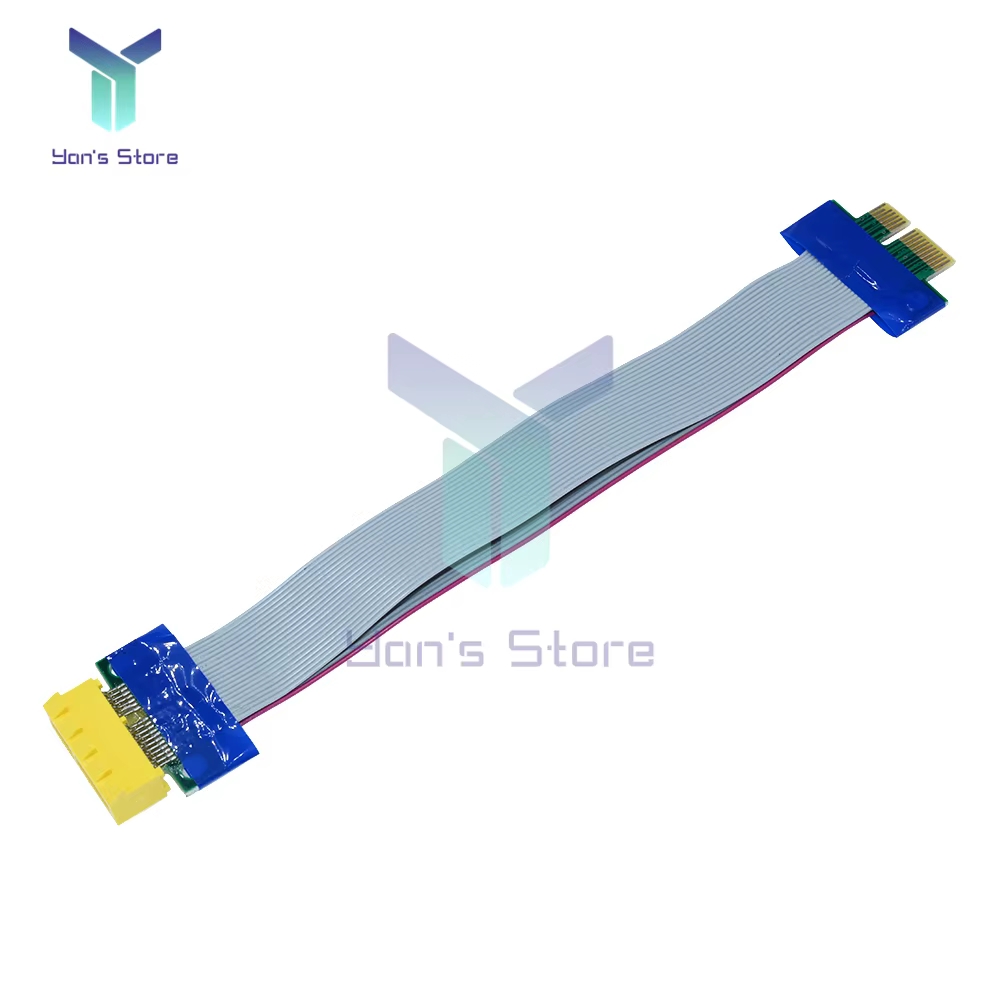 Adaptateur de ruban d'extension de carte Riser, 1X à 1x, câble de relocalisation d'extension PCI-Exp