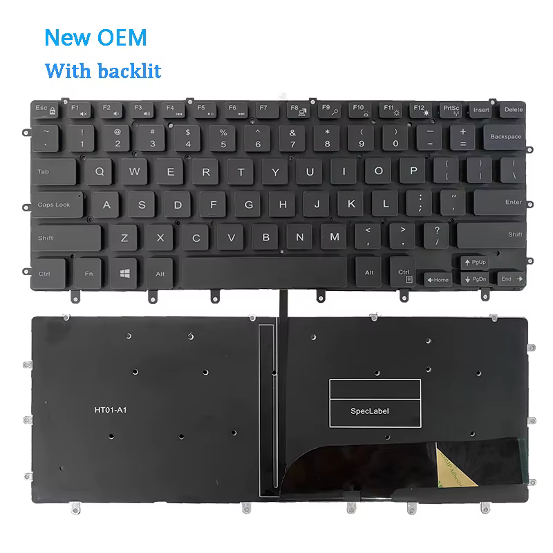 Nouveau clavier d'ordinateur portable d'origine pour DELL XPS15 9550 9560 9570 7558 7568 7590 P56F M