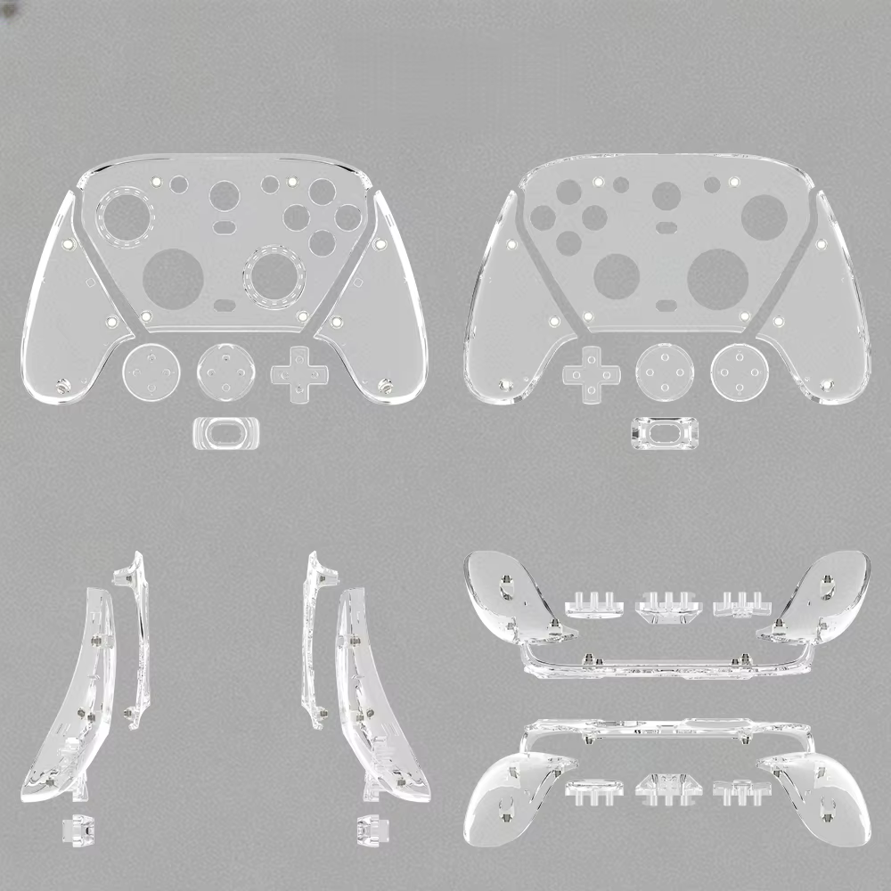 Panneau de remplacement minimaliste Transparent pour contrôleur de jeu GameSir G7 Pro, Version PC