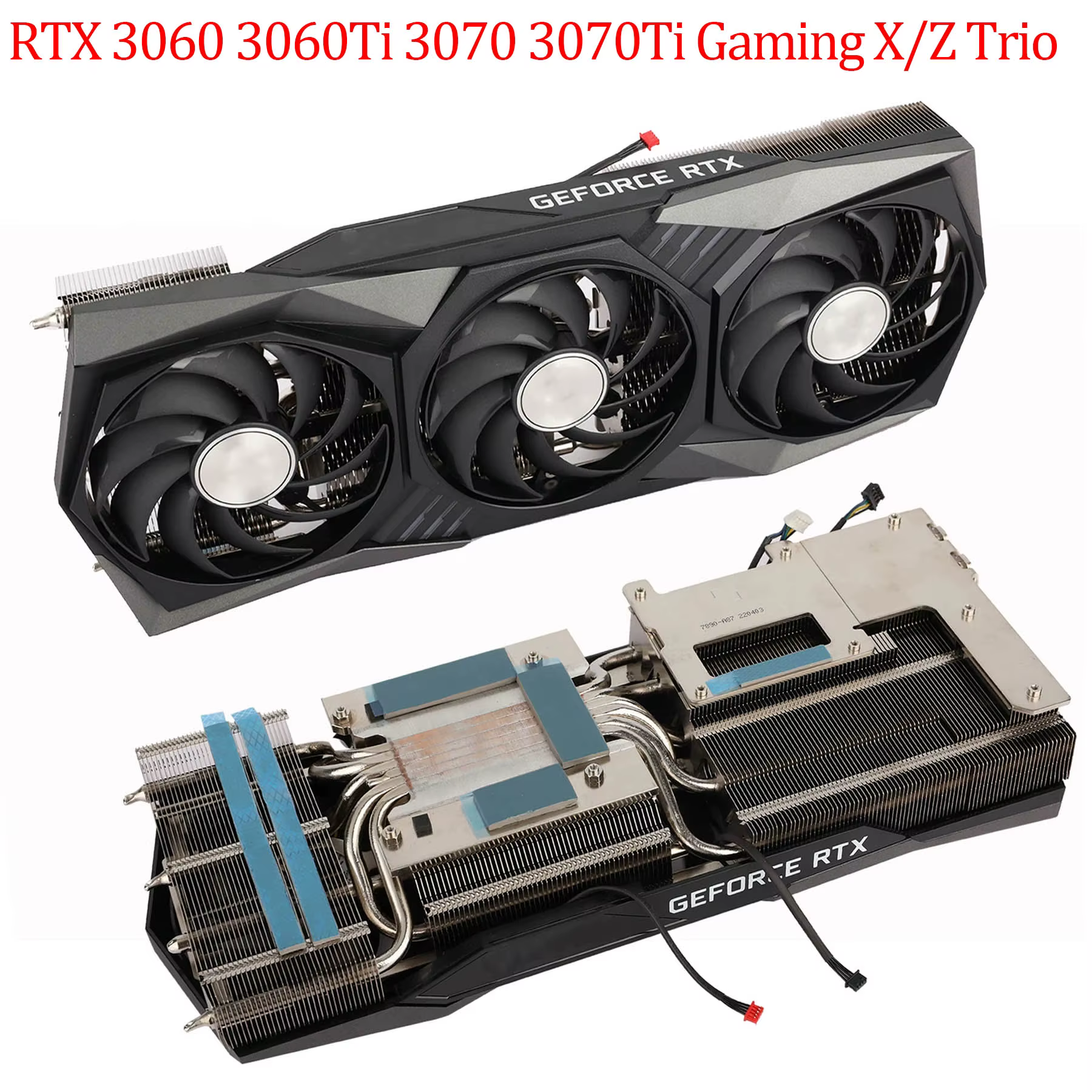 Dissipateur thermique de remplacement pour gelée RTX 3060 3060Ti 3070 3070Ti 3080 3080Ti 3090 3090Ti