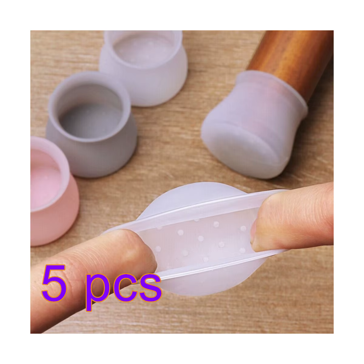 Protections universelles en silicone pour pieds de chaise, antidérapantes, anti-bruit, résistantes a