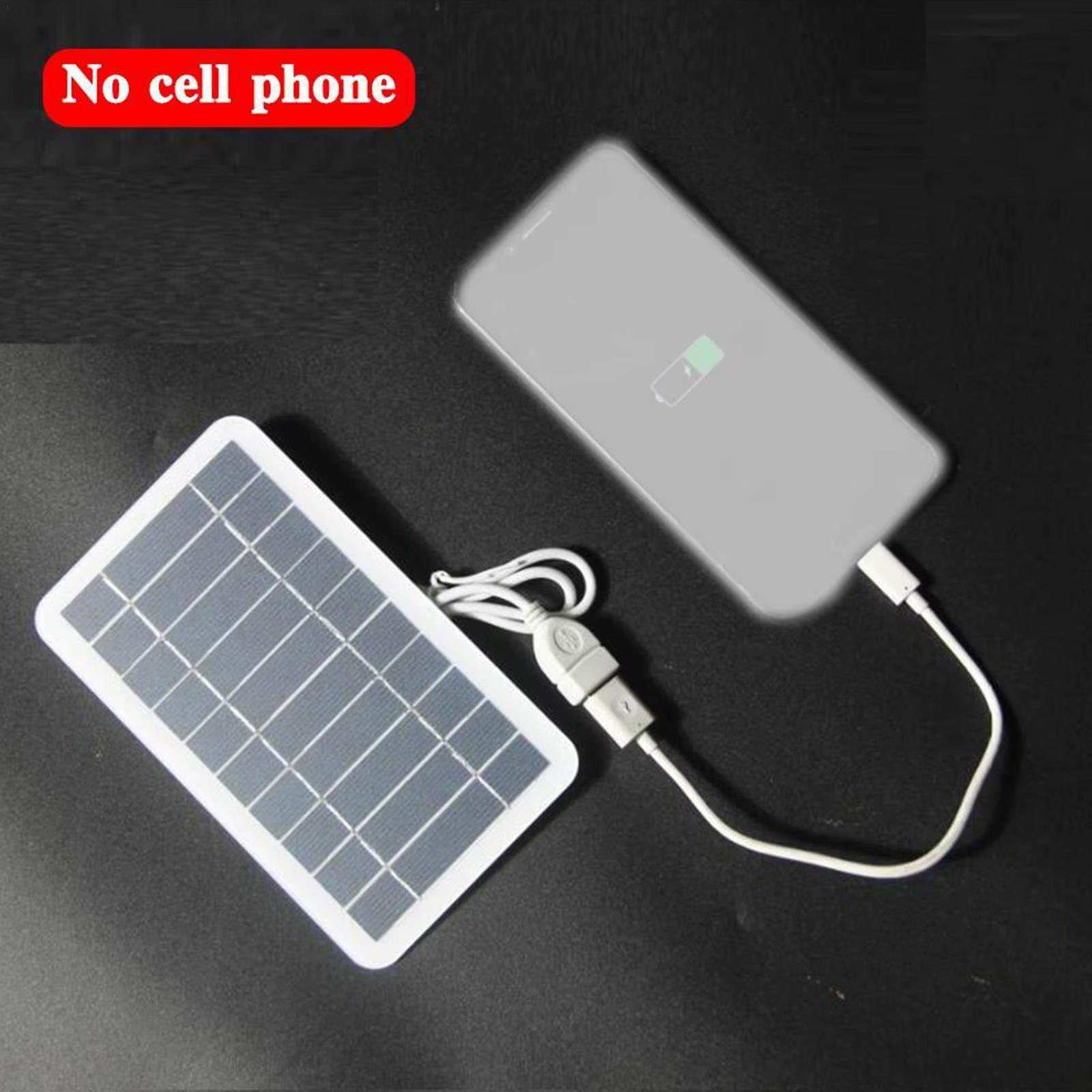 Panneau solaire Portable 5V 2W, plaque solaire avec Charge sûre USB, stabilisation du chargeur de ba