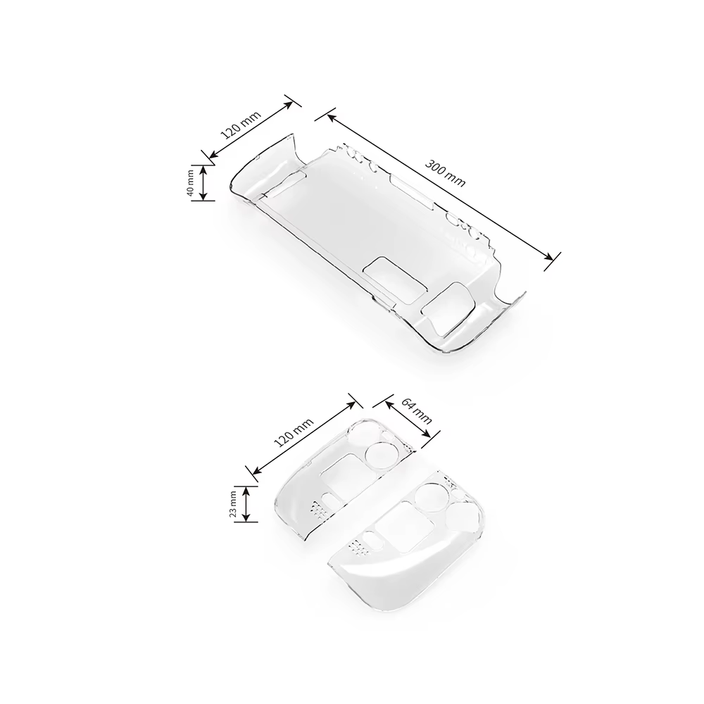 Étui de protection pour pont à vapeur en cristal détachable, coque pour contrôleur OLED, accessoires