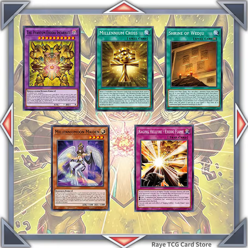Millennium YugiChaînes Card Game Deck, Easy Play, No Original, Master Duel, DIY Deck MD, The Phantom