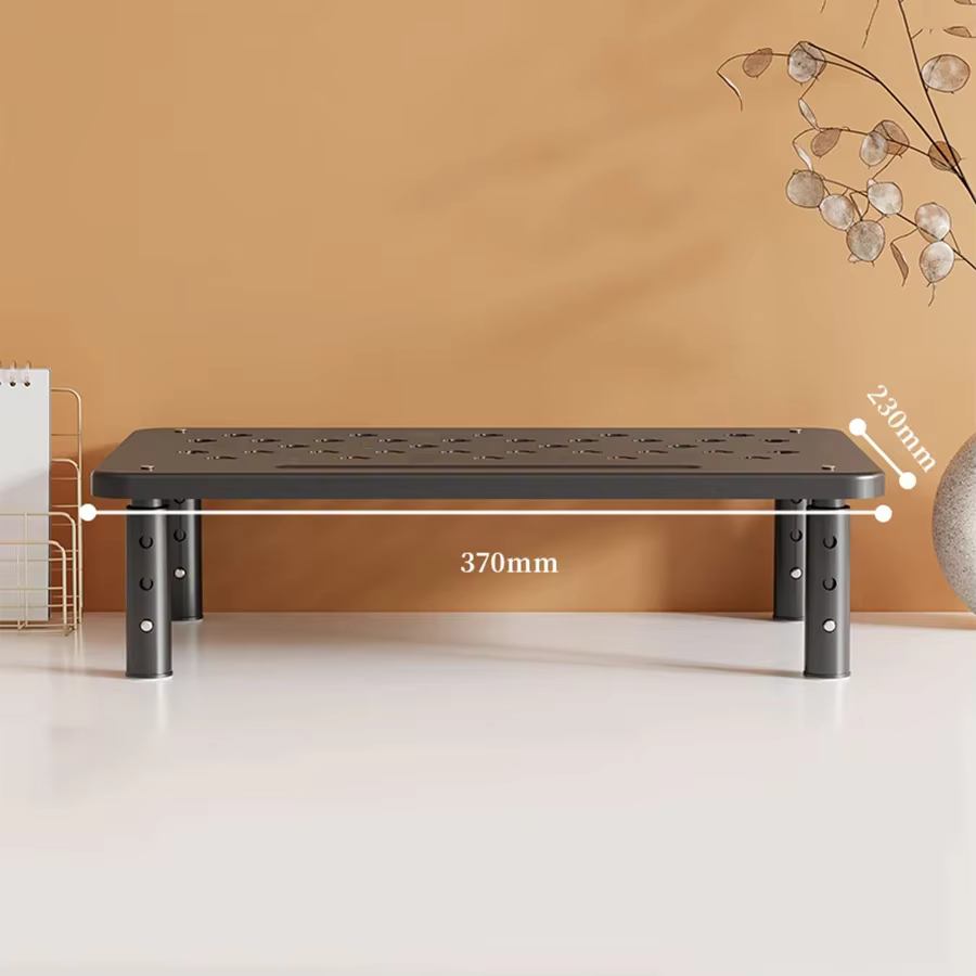 Support de moniteur de bureau réglable, support d'écran PC, présentoir d'ordinateur de bureau pour b