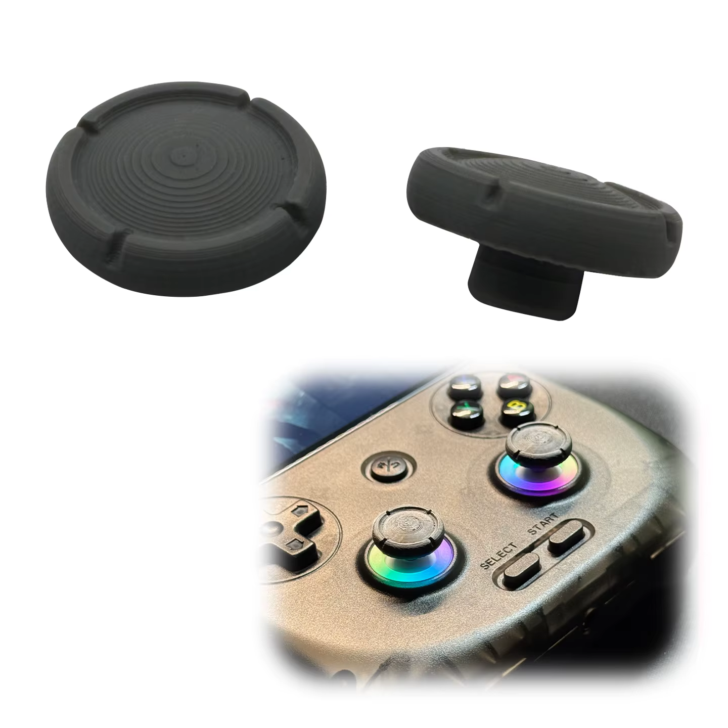 Pièces de rechange pour capuchon de joystick pour console de jeu ANBERNIC RG406V/RG406/ RG476H/RG477
