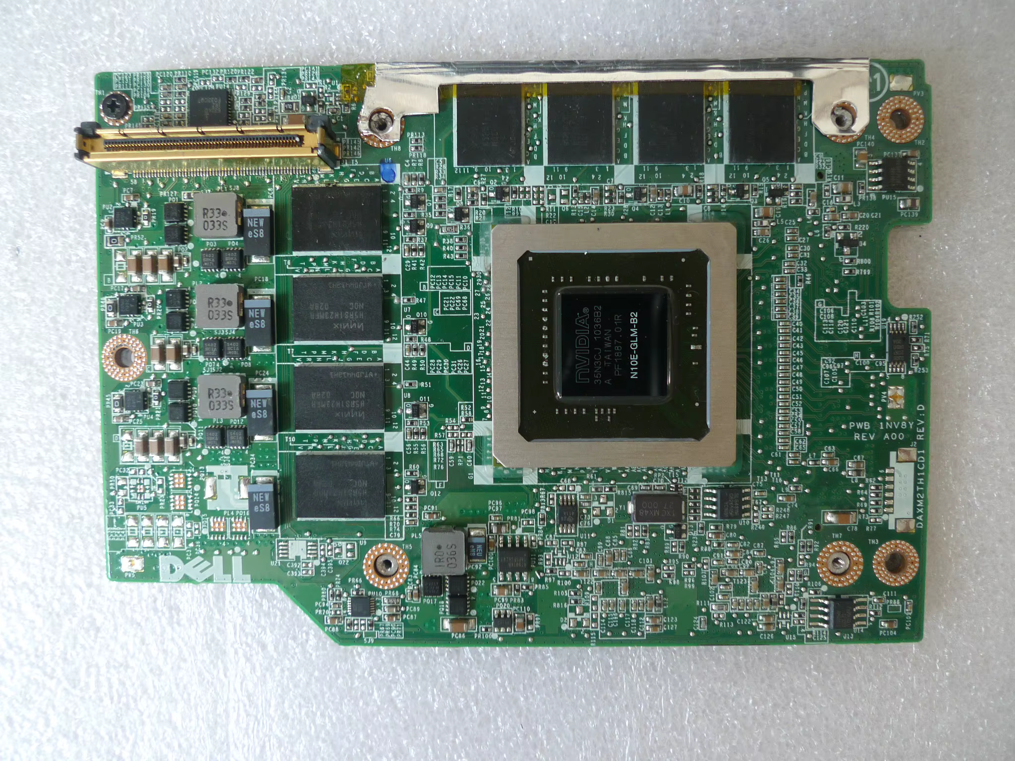 Original FX2800M FX 2800M N10E-GLM-B2 foulant la carte vidéo DDR3 1 Go MXM B 3.0 258stuff pour Dell 