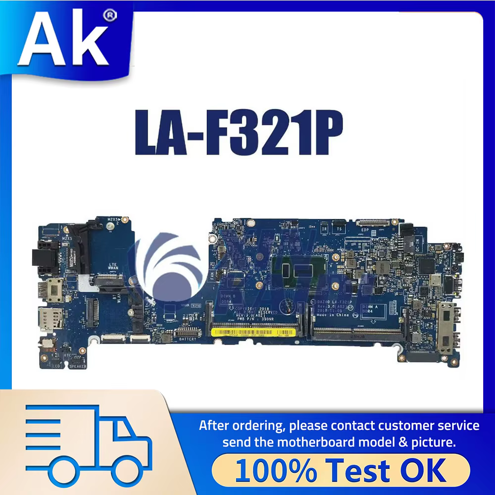 Ordinateur portable Carte mère pour Dell Latitude E7490 7490 LA-F3 Ordinateur portable 0PP44F 0V05J5