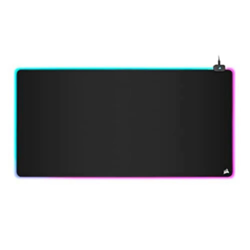 Tapis de souris de jeu RGB Corsair, grand format, avec LED, tapis de bureau souple avec base antidér