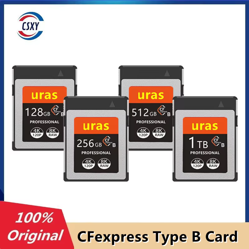 URAS CFexpress TypeB carte 128GB carte mémoire CFE XQD carte de mise à niveau carte CFE pour Nikon Z
