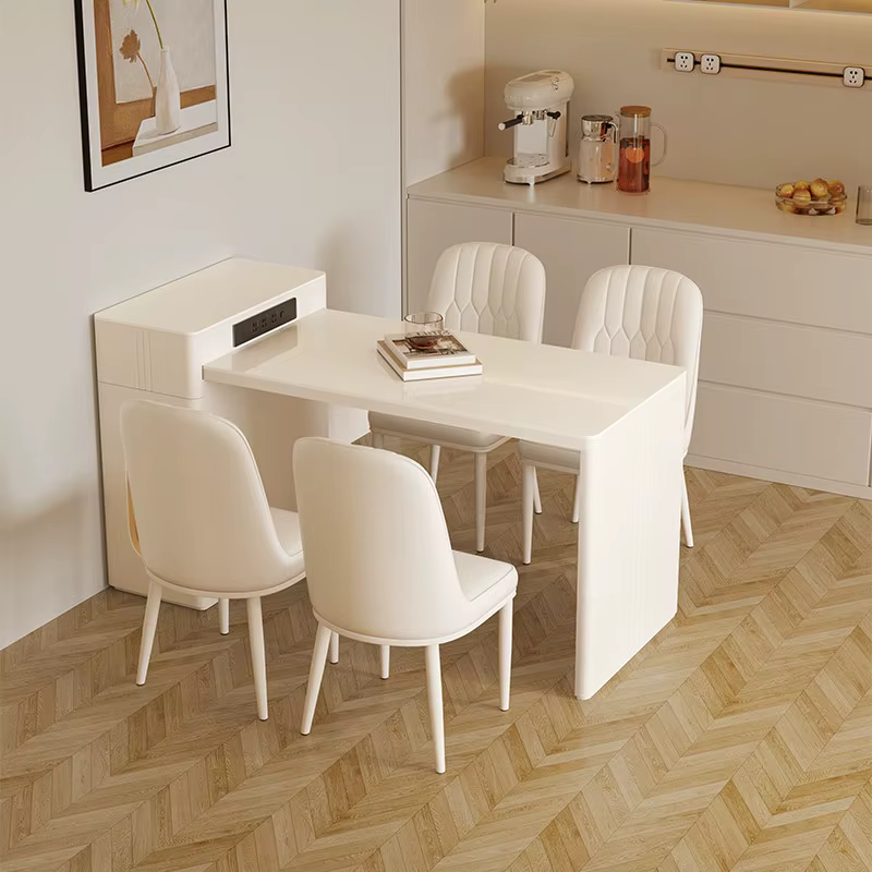 Tables de salle à manger de luxe extensibles avec chaises, meubles modernes pour salon et îlots de c