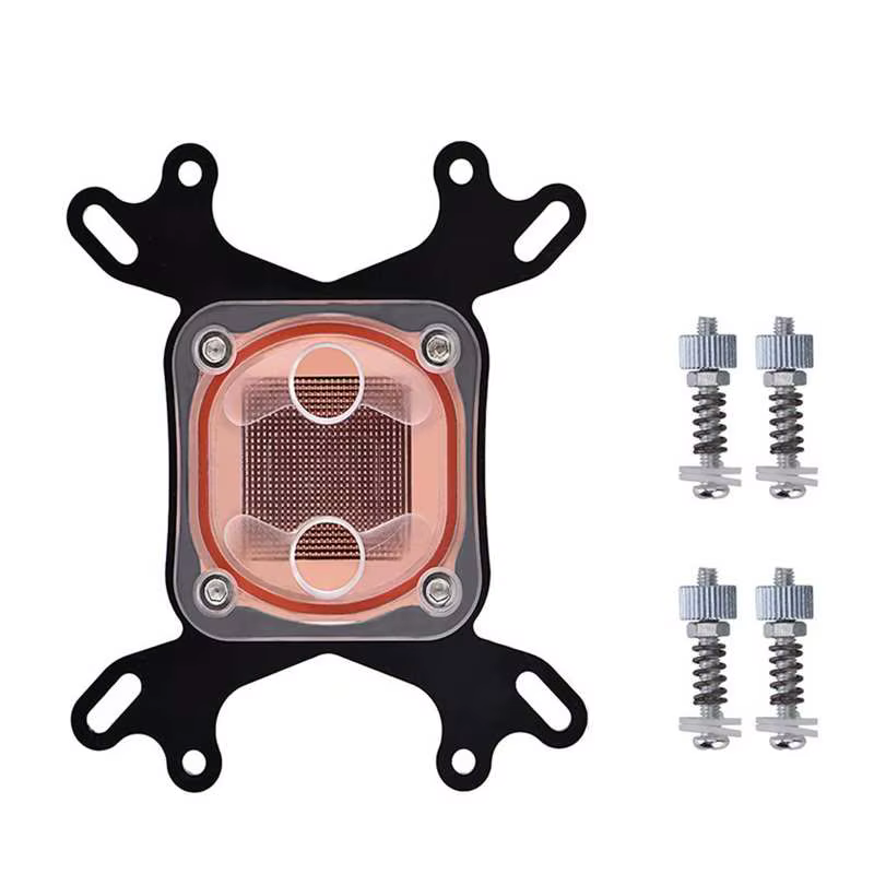 Bloc de refroidissement à eau pour PC, bloc de refroidissement à eau, refroidisseur de liquide, 50mm
