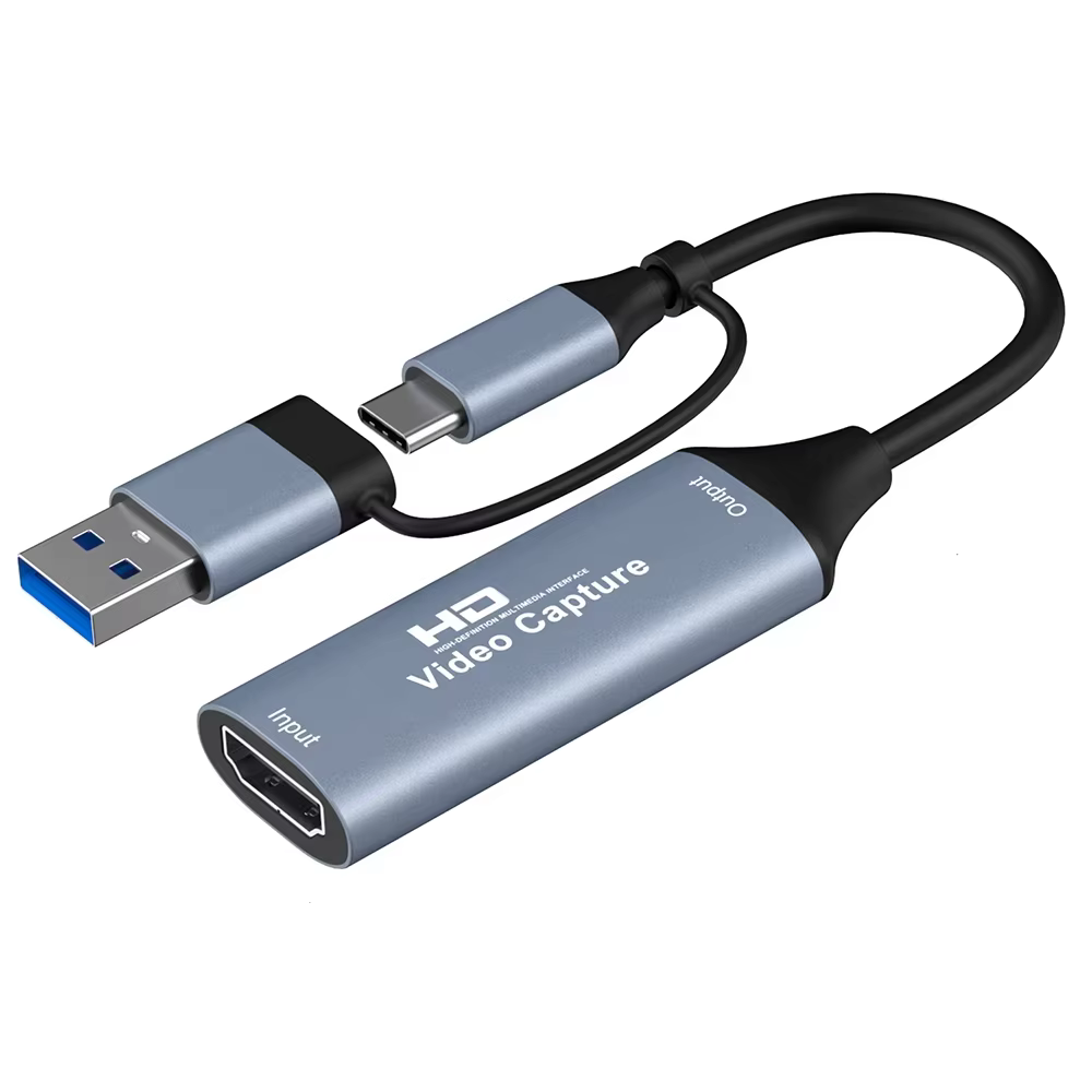 Carte de capture HDMI 4K vers USB A USBC, USB2.0, enregistrement vidéo et audio 1080P, captureur d'é
