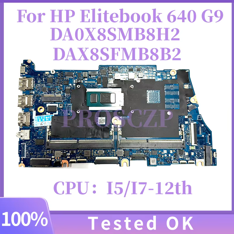 Carte mère pour ordinateur portable HP Elitebook 640 G9 650 G9, avec processeur I3 I5 I7 12e générat