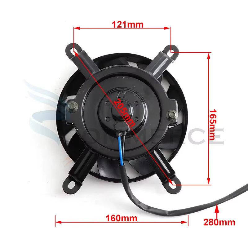 Radiateur de refroidissement à eau pour moteur ATV, pour moteur, 150cc, 200cc, 250cc, UTV, Quad, Dir