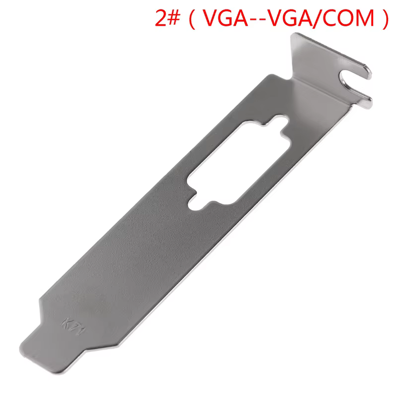 Adaptateur de support à profil bas, port DVI HDMI VGA pour carte graphique vidéo demi-hauteur