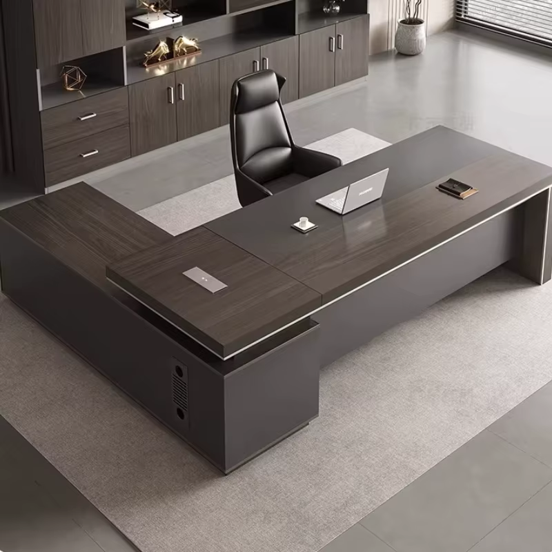 Bureau d'ordinateur esthétique et minimaliste, multifonctionnel, de luxe, design exécutif, Tavolino,
