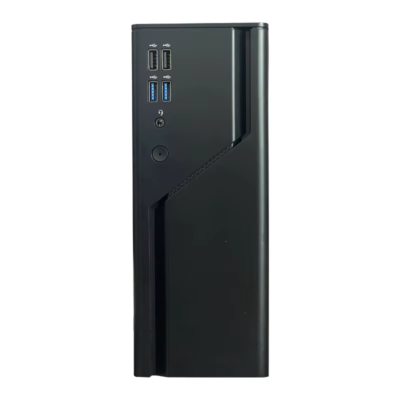 Mini boîtier de bureau ITX HTPC, panneau avant ARGB 5V, 4 Ports USB, prend en charge l'alimentation 