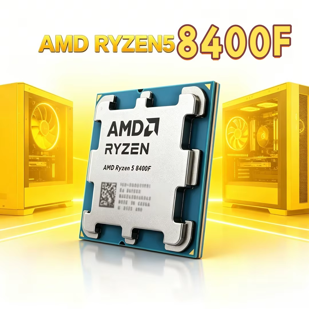 Processeur de jeu AMD R5 8400F Zen4 Premium 6C12T Max 4.2GHz Boost 4NM Faible Dissipation Thermique