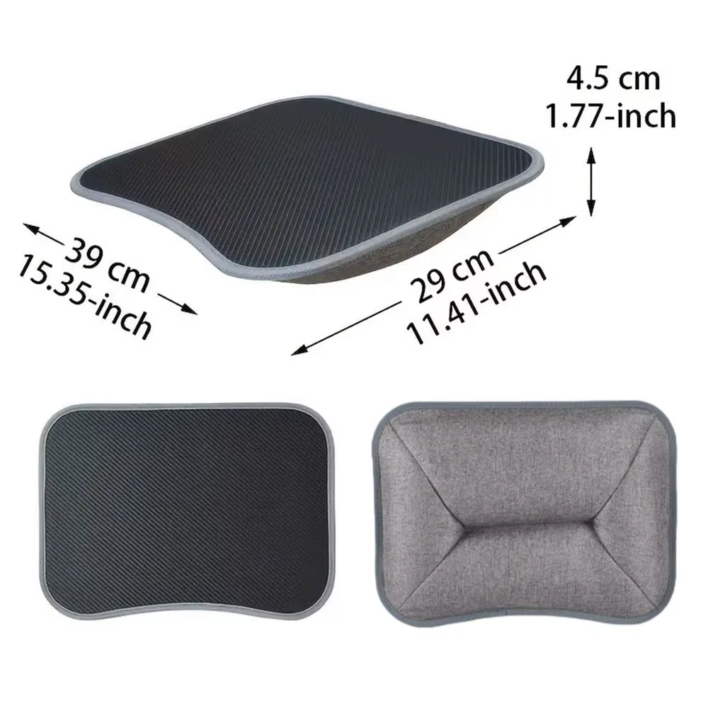 Support pour ordinateur portable avec coussin moelleux, bureau multifonctionnel pour ordinateur port