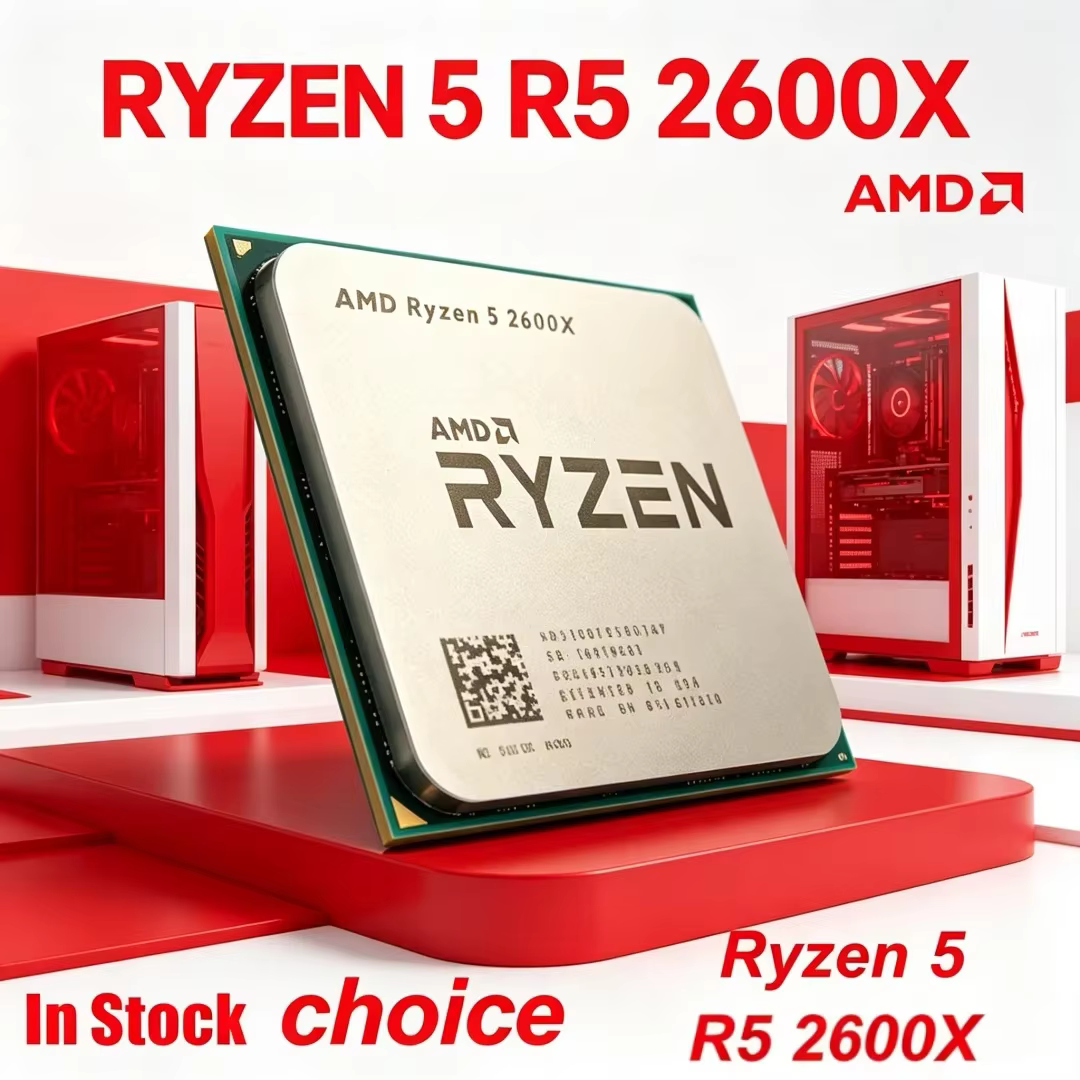 Processeur de jeu Ryzen 5 2600X, favori des gamers, stable, 3,6 GHz, 95 W, socket AM4, en vrac