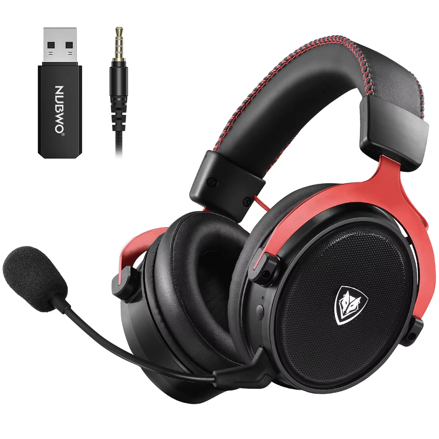 Casque de jeu sans fil NUBWO G07 pour PC, PS4, PS casque de jeu avec micro fixe 2,4 GHz micro antibr