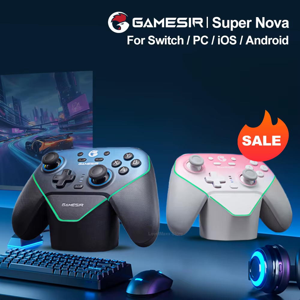 Gamesir Super Nova contrôleur de jeu manette de jeu Bluetooth sans fil avec bâtons de détection d'ef