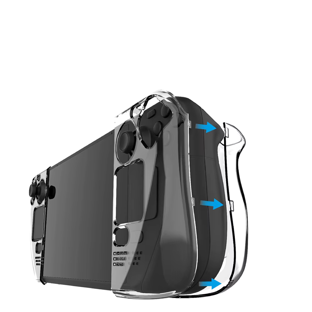 Étui de protection pour pont à vapeur en cristal détachable, coque pour contrôleur OLED, accessoires