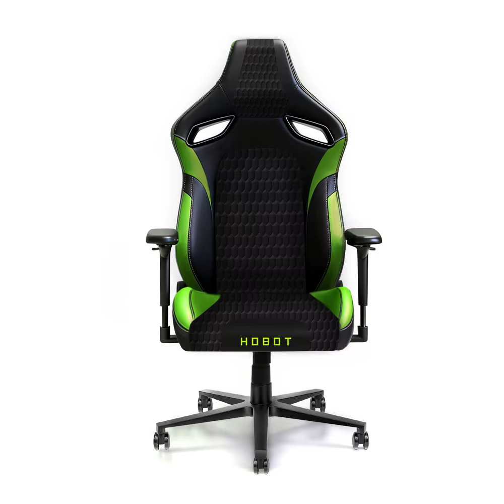 Chaise de jeu de course à dossier haut en cuir PU - Support lombaire ergonomique, chaise pivotante r