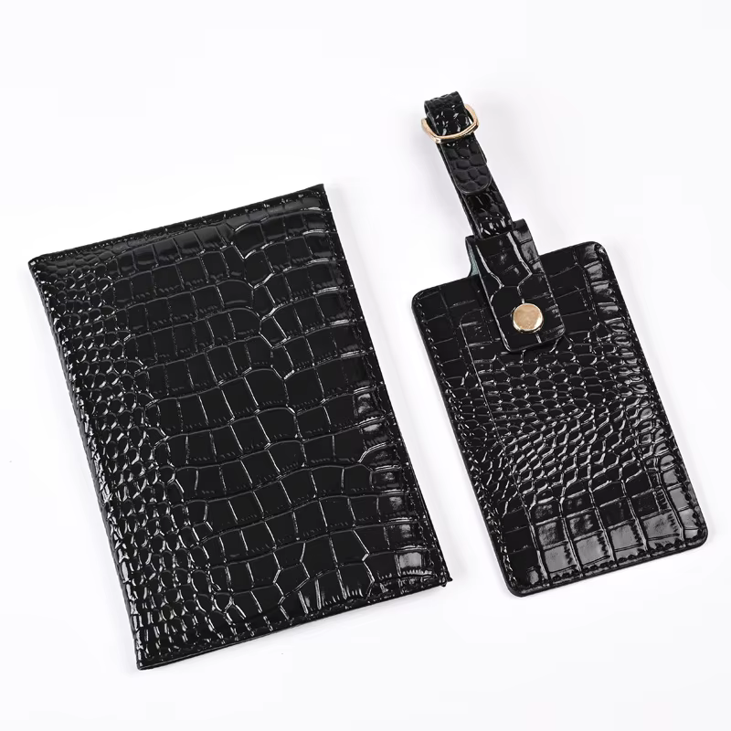 Housse de passeport, étiquette de bagage, accessoires de voyage, porte-cartes d'identité et de crédi