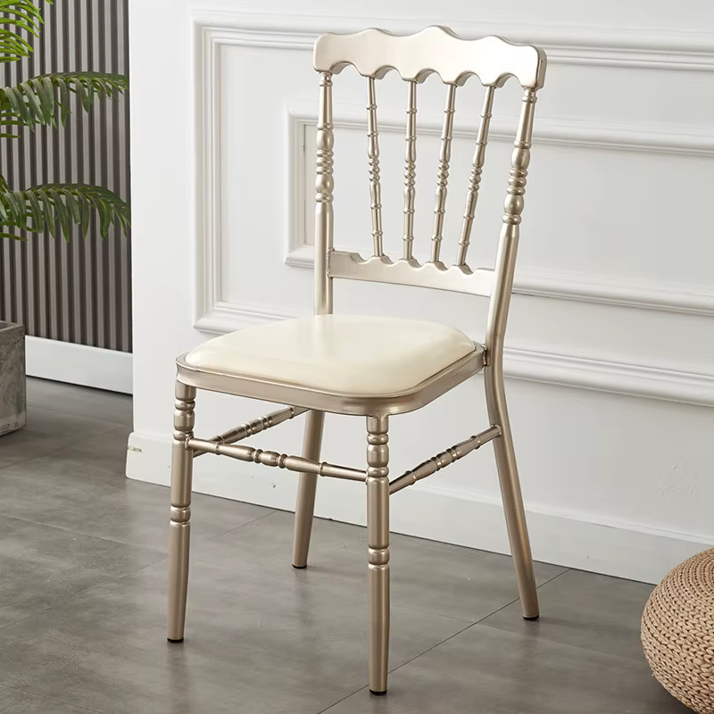Chaises de salle à manger bleues italiennes, chaises de salle à manger design avec coussin, chaises 