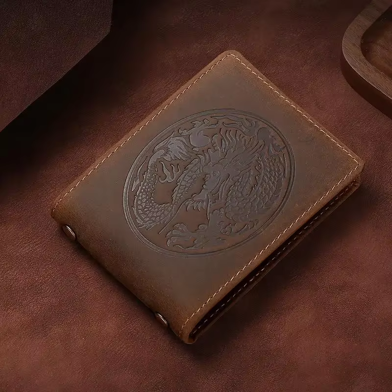 porte carte en cuir véritable pour hommes, planificateur de conduite, porte-cartes, portefeuille de 
