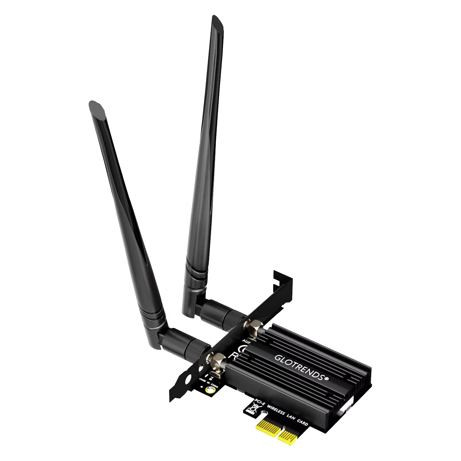 Carte PCIe WiFi 7 pour PC de bureau AMD/Intel avec contrôleur MT7925B, Bluetooth 5.4