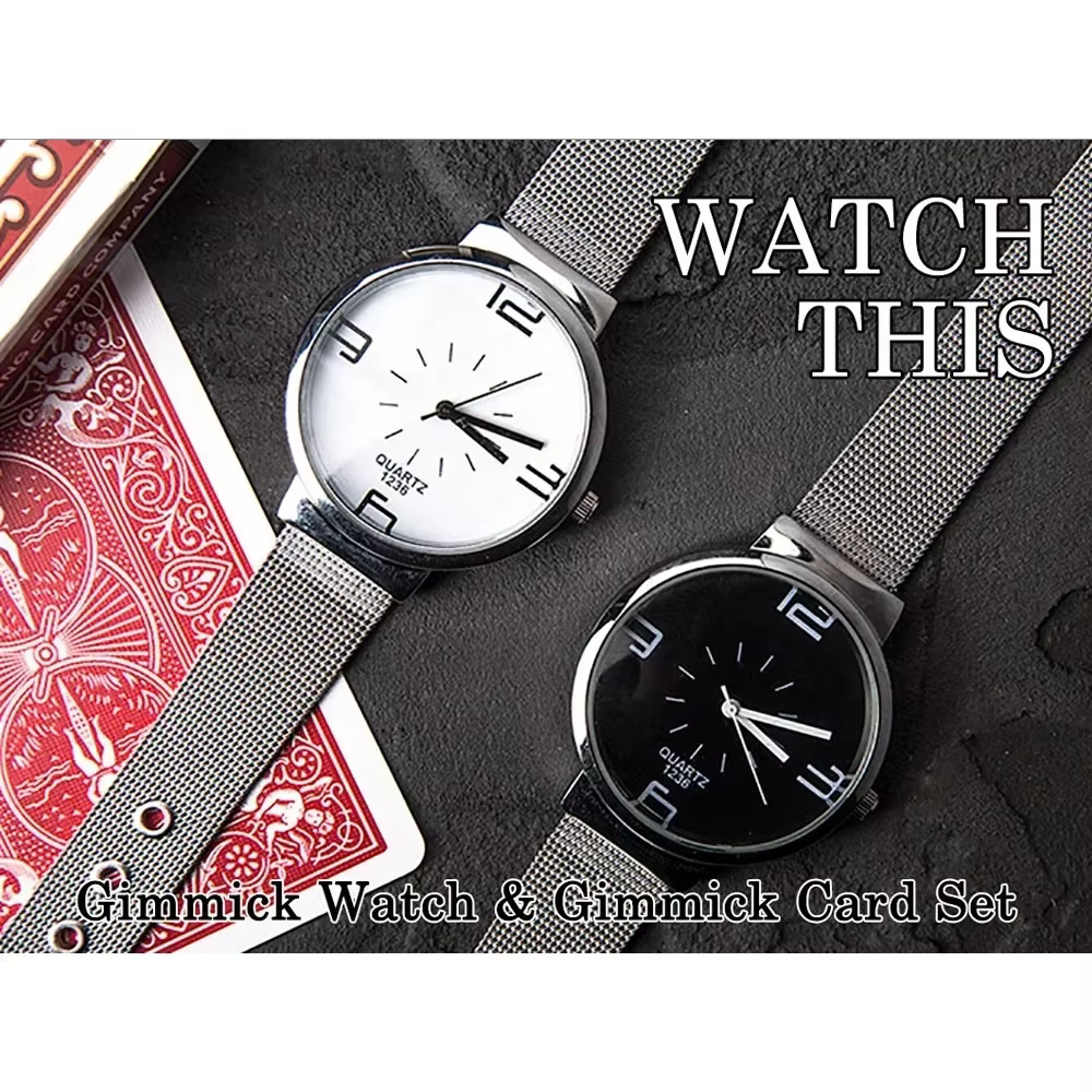 DELURecruitment ÜCH THIS Magic Tricks, Playing Card, Change Card for Watch, Close Up Street Icidal s